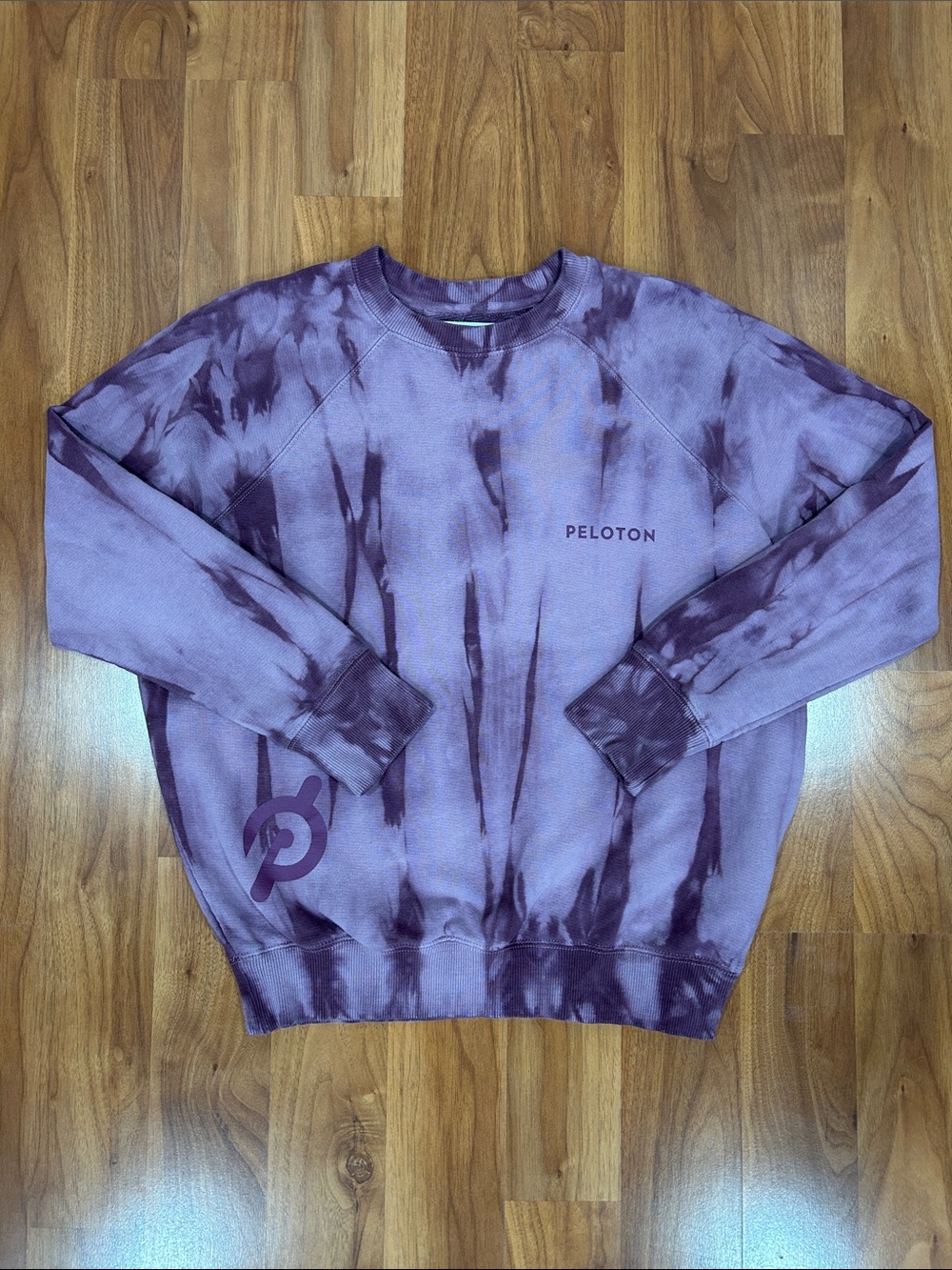 Peloton Women’s Purple Tie-Dye Crewneck Sweatshirt